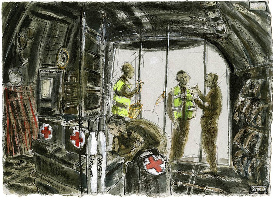 'Inside the Hercules' by Julia Midgley