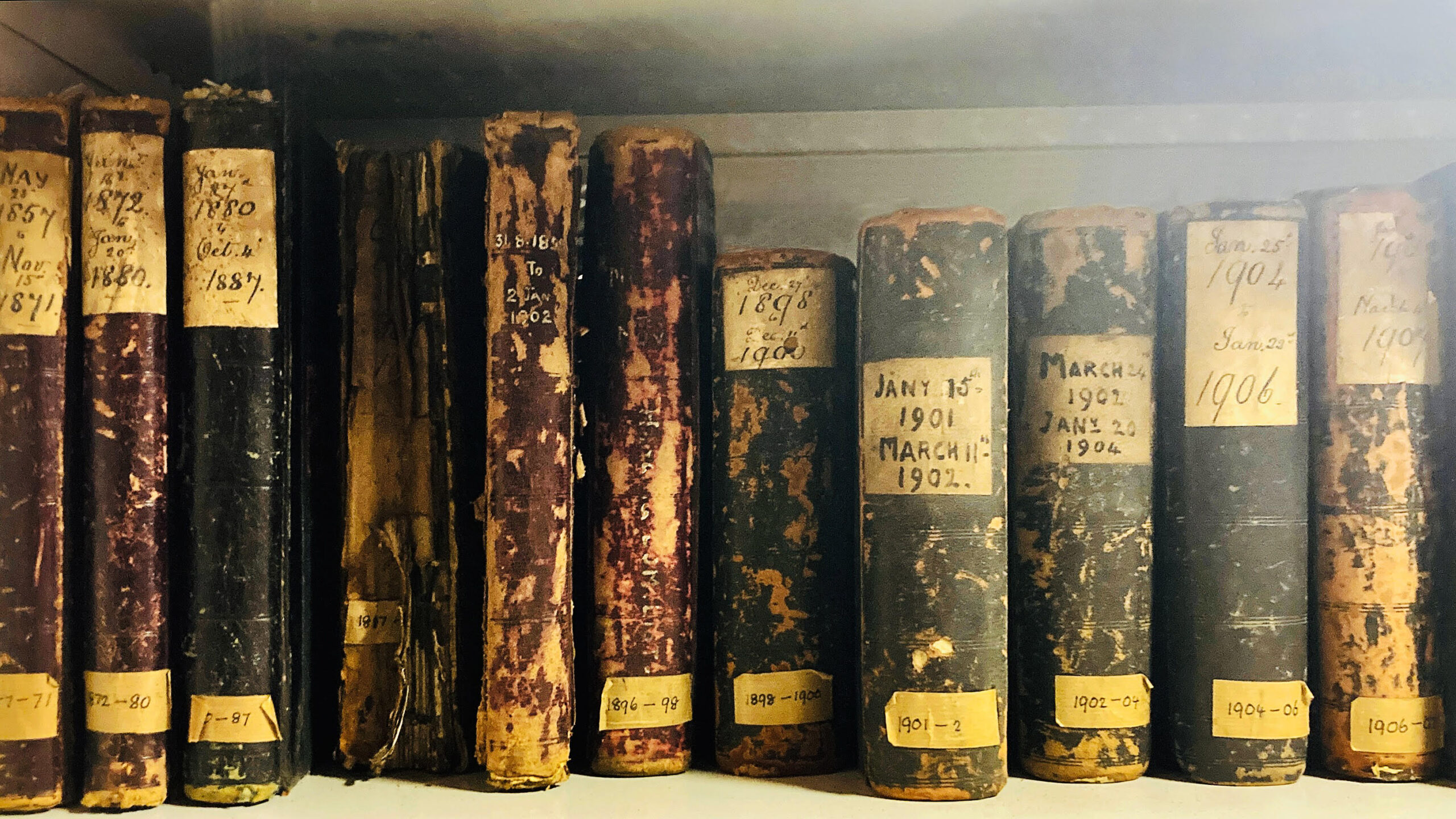 MAFA minute books in archives at Manchester Art Gallery